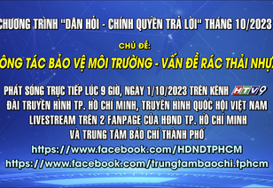 "Dân hỏi - Chính quyền trả lời" tháng 10/2023