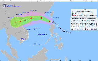 Áp thấp nhiệt đới gây mưa lớn trên cả nước từ 18-19/9