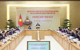 Thủ tướng Phạm Minh Chính chủ trì Phiên họp thứ 7 của Ban Chỉ đạo rà soát, xử lý vướng mắc trong hệ thống pháp luật