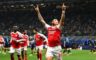 Jesus lập cú đúp, Arsenal thắng thuyết phục Inter Milan