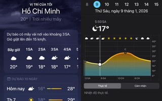 TP. Hồ Chí Minh lạnh dưới 18 độ, đợt lạnh hiếm gặp trong một thập kỷ