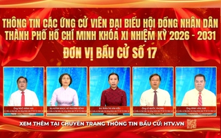 Thông tin các ứng cử viên Đại biểu Hội đồng nhân dân TP. Hồ Chí Minh Khóa XI - Đơn vị bầu cử số 17