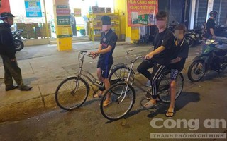 TP. Hồ Chí Minh: Truy nóng 3 thanh thiếu niên dùng xe đạp làm phương tiện đi trộm xe máy