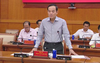 Bí thư Thành ủy TP. Hồ Chí Minh Trần Lưu Quang làm việc với tập đoàn Becamex