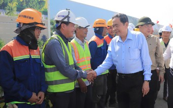 Chủ tịch Quốc hội Trần Thanh Mẫn kiểm tra các công trình phục vụ APEC 2027