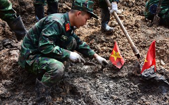 Dự kiến ngày 14/10 tổ chức Lễ viếng, lễ truy điệu và an táng hài cốt liệt sĩ được tìm kiếm, quy tập