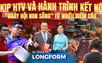 Ekip HTV và hành trình kết nối “Ngày hội non sông” từ nhiều điểm cầu