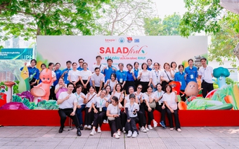 Salad First trở lại Hà Nội, lan tỏa thói quen ăn rau trong sinh viên y khoa