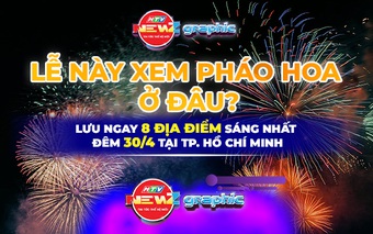 NewZgraphic: Lưu ngay 8 điểm bắn pháo hoa dịp 30/4 tại TP. Hồ Chí Minh
