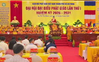 Đại hội đại biểu Phật giáo TP. Hồ Chí Minh lần thứ I, nhiệm kỳ 2026 - 2031