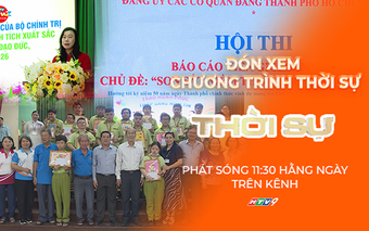 Thời sự trưa HTV ngày 23/5/2026 | Hội thi Báo cáo viên giỏi Đảng uỷ các cơ quan Đảng TP. Hồ Chí Minh