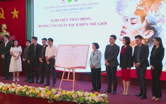Gần 200 sinh viên y khoa tham gia hưởng ứng Ngày Bạch biến Thế giới 2026