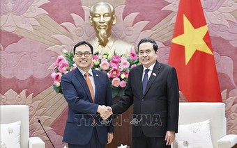 Chủ tịch Quốc hội Trần Thanh Mẫn tiếp Đại sứ Hàn Quốc tại Việt Nam