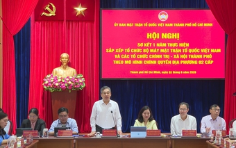 TP. Hồ Chí Minh sơ kết 1 năm sắp xếp bộ máy Mặt trận và các tổ chức chính trị - xã hội
