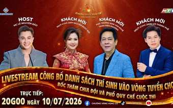 Trực tiếp: Công bố danh sách thí sinh vào vào Tuyển chọn Chuông vàng vọng cổ 2026