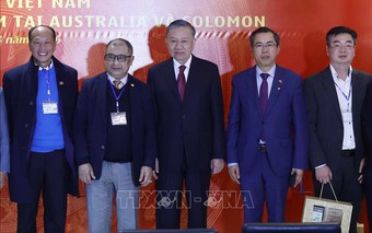 Tổng Bí thư, Chủ tịch nước Tô Lâm gặp gỡ cộng đồng người Việt Nam tại Australia và Solomon