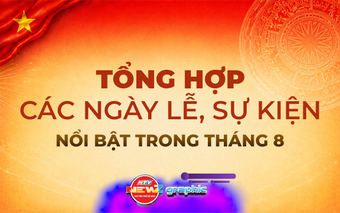 NewZgraphic: Tổng hợp các ngày lễ, sự kiện nổi bật trong tháng 8