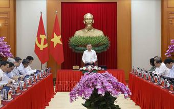 Tổng Bí thư, Chủ tịch nước chủ trì Phiên họp thứ nhất Ban Chỉ đạo Trung ương về sửa đổi, bổ sung Điều lệ Đảng