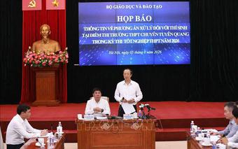 Hủy kết quả thi và tổ chức thi lại tất cả các môn thi tại điểm thi Trường THPT Chuyên Tuyên Quang
