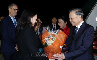 Tổng Bí thư, Chủ tịch nước Tô Lâm bắt đầu thăm chính thức Cộng hòa Pháp và dự Hội nghị Thượng đỉnh Không gian vũ trụ tại Paris