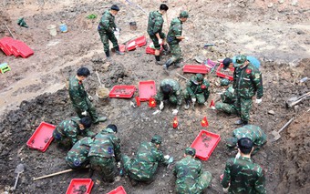 Hôm nay 12/9, quy tập thêm 11 bộ hài cốt liệt sĩ tại Công viên Lê Thị Riêng