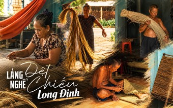 Làng chiếu Long Định – giữ nghề qua từng sợi cói