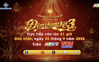 Chuông vàng vọng cổ 2026: Chung kết 3 - 21 giờ Chủ Nhật (20/9) trên kênh HTV9