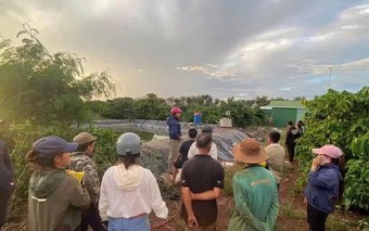 Hai nữ sinh đuối nước thương tâm trong hồ tưới nước cà phê