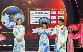 Vỡ òa cảm xúc của Top 3 "Chuông vàng Vọng cổ 2026" sau đêm chung kết