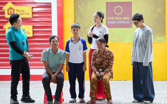 Xúc động ngày đầu ghi hình Mái ấm gia đình Việt tại Vĩnh Long