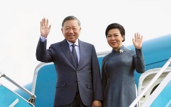 Tổng Bí thư, Chủ tịch nước Tô Lâm cùng Phu nhân lên đường thăm cấp Nhà nước tới Nga, thăm chính thức Pháp và dự Hội nghị Thượng đỉnh Không gian vũ trụ