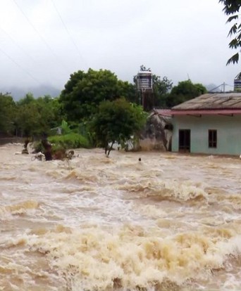 Lũ trên sông Cầu, sông Thương đang xuống, vẫn trên báo động 3