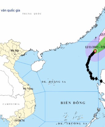 TIN BÃO TRÊN BIỂN ĐÔNG (Cơn bão số 14)