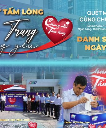 Danh sách khán giả ủng hộ quỹ “Chung một tấm lòng: Vì miền Trung thương yêu" từ 16 giờ ngày 23/11/2025 đến 16 giờ ngày 24/11/2025