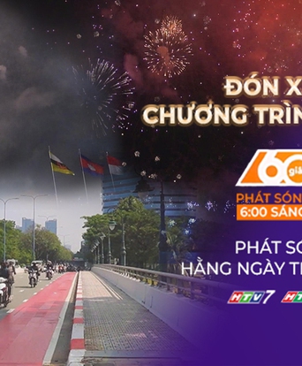 60 Giây ngày 31/12/2025 | TP. Hồ Chí Minh bắn pháo hoa tại 4 điểm dịp Tết Dương lịch 2026