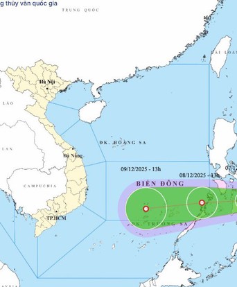 Áp thấp nhiệt đới sắp vào Biển Đông