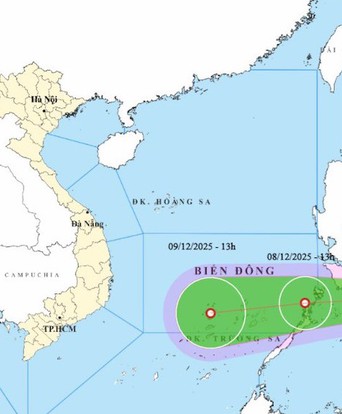 Áp thấp nhiệt đới sắp vào Biển Đông