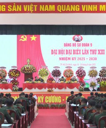 Đảng bộ sư đoàn 9 (Quân đoàn 34) tổ chức Đại hội đại biểu lần thứ XIII