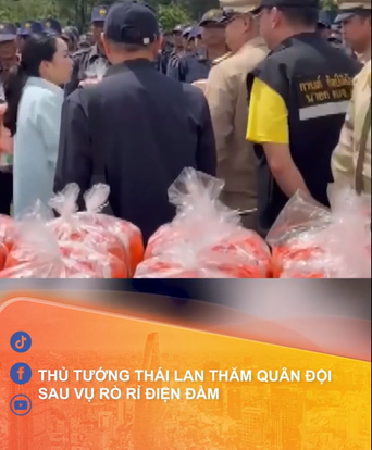 Thủ Tướng Thái Lan thăm quân đội sau vụ rò rỉ điện đàm 