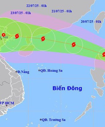 Dự báo gió mạnh, sóng lớn và mưa dông trên biển