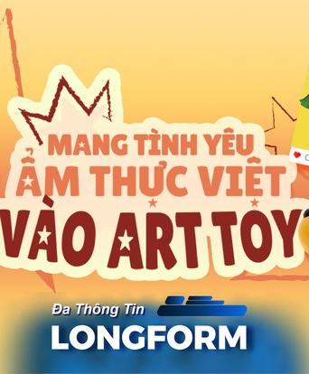 Mang tình yêu ẩm thực Việt vào Art Toy