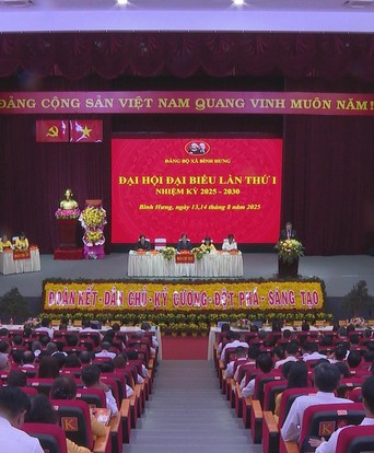 Đảng bộ xã Bình Hưng tổ chức Đại hội Đại biểu lần thứ I, nhiệm kỳ 2025-2030