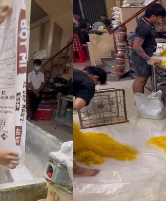 Công an TP. Hồ Chí Minh đột kích cơ sở 10 năm sản xuất hàng trăm tấn mì trộn chất cấm