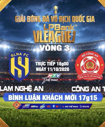 THTT V-League: Sông Lam Nghệ An - Công an TP. Hồ Chí Minh