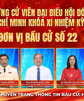Thông tin các ứng cử viên Đại biểu Hội đồng nhân dân TP. Hồ Chí Minh Khóa XI - Đơn vị bầu cử số 22