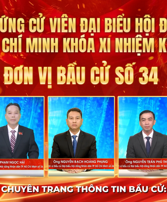 Thông tin các ứng cử viên Đại biểu Hội đồng nhân dân TP. Hồ Chí Minh Khóa XI - Đơn vị bầu cử số 34