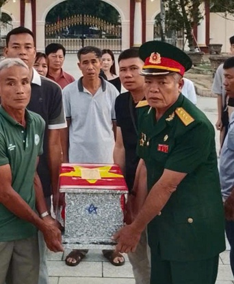 Đón nhận, an táng hài cốt Liệt sĩ Nguyễn Văn Bắc về với đất mẹ