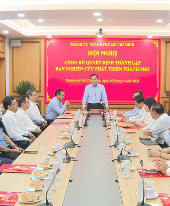 TP. Hồ Chí Minh thành lập Ban Nghiên cứu phát triển, thúc đẩy các cơ chế, chính sách đột phá