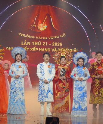 Toàn cảnh đêm vinh danh Chuông vàng vọng cổ 2026: Dấu ấn thăng hoa của nghệ thuật truyền thống