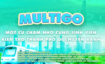 MultiGo: Một cú chạm nhỏ cùng sinh viên kiến tạo thành phố di chuyển xanh